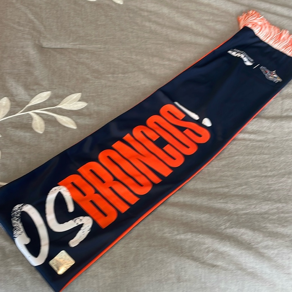New Denver Bronco Scarf